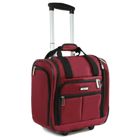 Underseat 15.5 Rolling Tote Carry-On Luggage (Best Luggage Store Nyc)