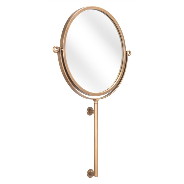 homeroots Lit & Bain 391656 Miroir Mural Rond Doré