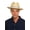 Natural, variant on Coolibar Unisex Straw Fedora Hat - UPF 50+ Sun Protection - Surf Club Fedora in Natural Straw