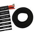 thumbnail image 1 of 30ft PET Expandable Sleeving Flexo Wire Cable Sleeve (1/4", Black), 1 of 5