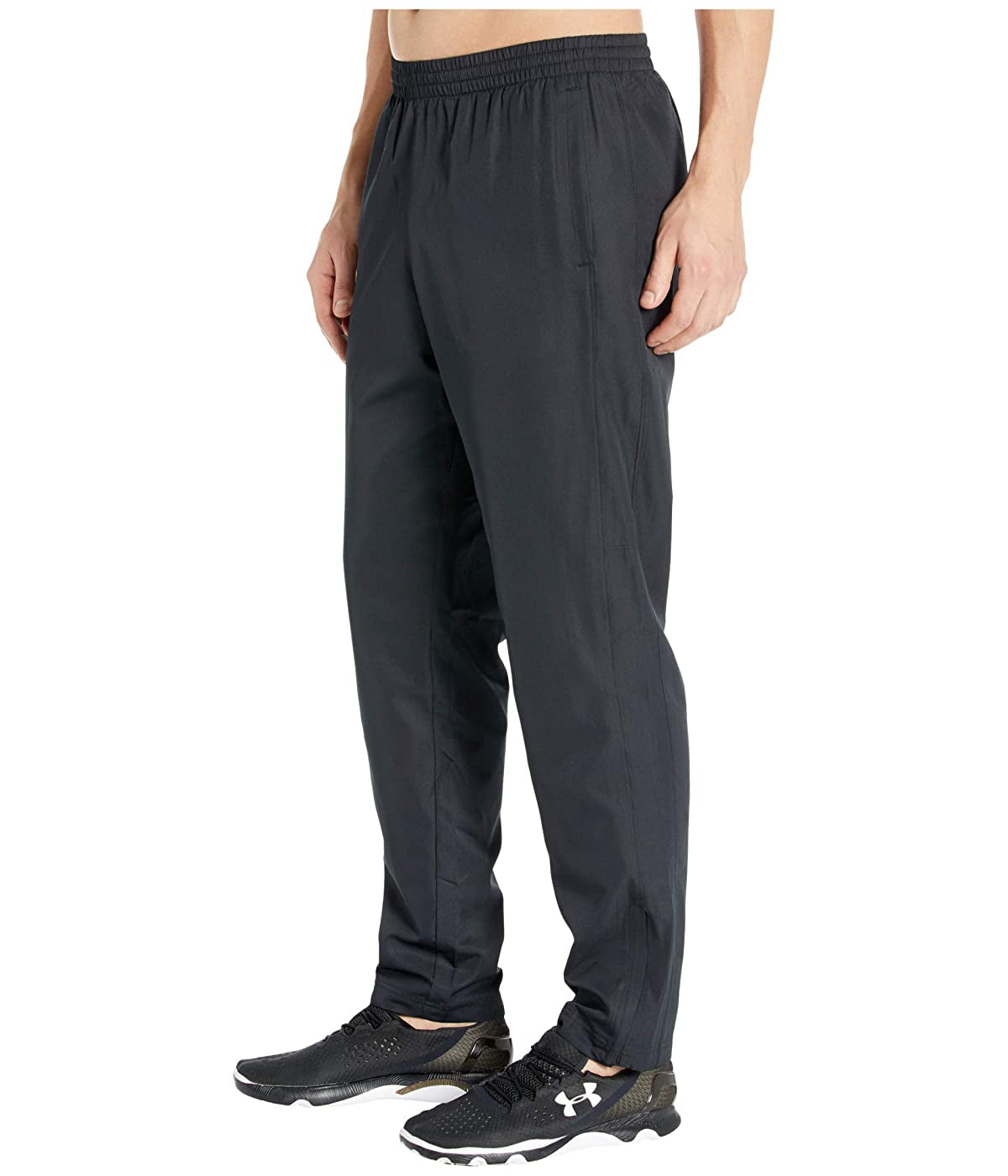 NWT: Under Armour Men's Big & Tall Black Vital Woven Warm-Up Pants