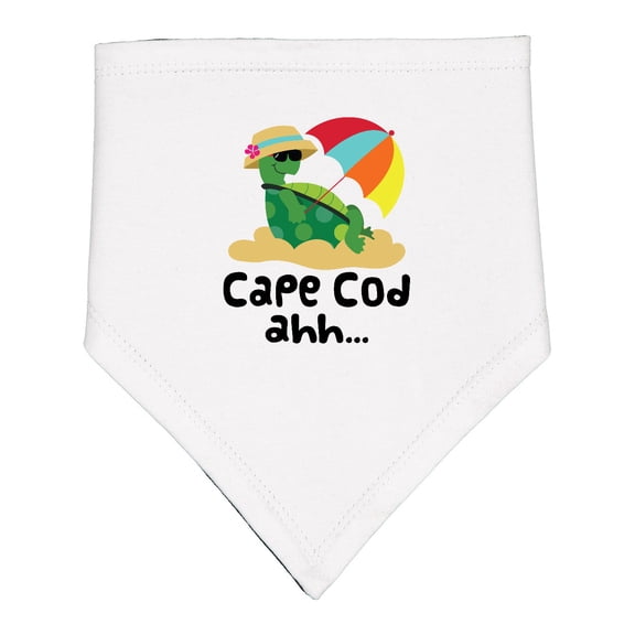Inktastic Cape Cod Massachusetts Baby Bandana Bib