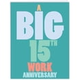 thumbnail image 1 of NobleWorks - 15th Work Anniversary Card (8.5 x 11 Inch) - Jumbo Card for 15 Years, Big Business Employee, 1 of 5