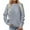 Gray, variant on Utoimkio Women's Zip Up Hoodies Teen Girls Oversized Sweatshirts Cute Fall Casual Full Zipper Hooded Jacket with Pockets