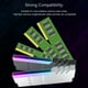 thumbnail image 4 of Disipador de calor DDR4 DDR5 Ram Cooler Radiador 5V 3PIN ARGB para computadora (Blanco), 4 of 9