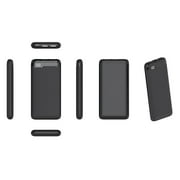 Xtreme 5,000mAh Power Bank with LED Screen and 2 Ports for Charging Two Devices - Type-C and Micro USB