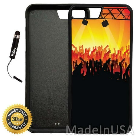 - Custom iPhone 8 PLUS Case (A867) Edge-to-Edge Rubber Black Cover with Shock and Scratch Protection | Lightweight, Ultra-Slim | Includes Stylus Pen by INNOSUB