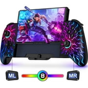 Joypad for Nintendo Switch/OLED Joy Cons, ESYWEN Switch Controller with Handheld Grip, Ambient Light ,Replacement for Switch Joy Cons