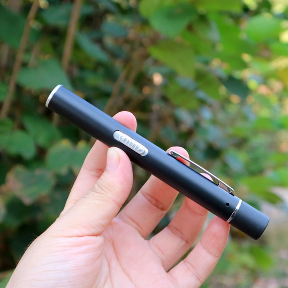 LED Medical Pocket Pen Lights Reusable Pupil Gauge Medical Penlight for