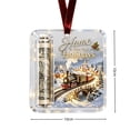 thumbnail image 3 of huayou Festive Christmas Home for the Holidays Gift Card Box Ornament, Hanging Gift Card Holder with Train Scene for Xmas Tree Decorations, 3 of 7