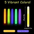 thumbnail image 2 of Mini Glow Sticks Bulk Random Color Waterproof Glow in the Dark Sticks Party Favors & Goodie Bag Fillers for Halloween, Christmas, Easter, Camping & Glow Party Decorations Use, 2 of 7