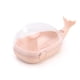 thumbnail image 1 of Adorable y resistente al agua, perfecto para organizar el baño, porta jabón de dos niveles con forma de ballena rosa, 1 of 5