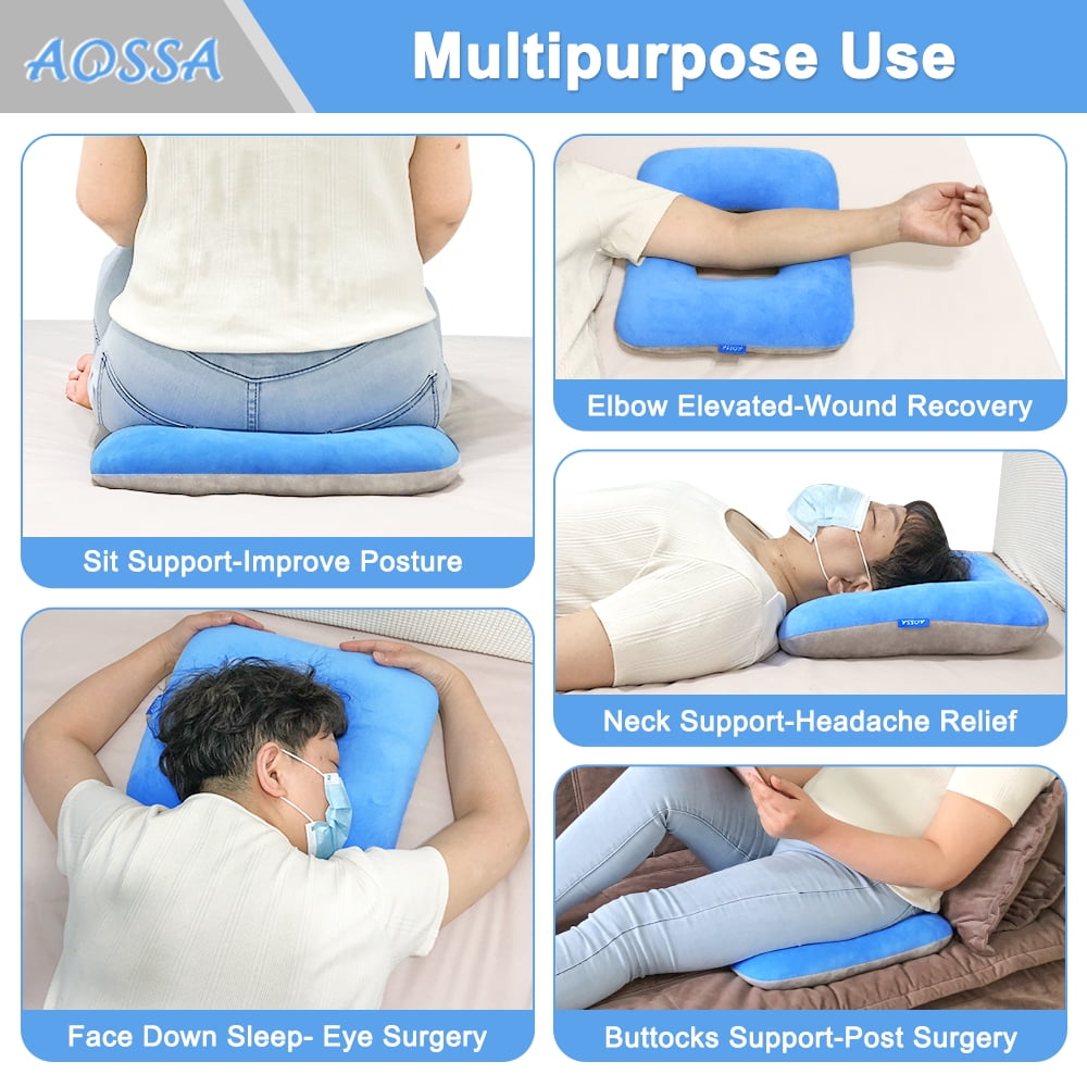 Donut Pillow Seat Cushion for Tailbone Pain Relief, Hemorrhoid Butt Pillow, Post-Surgery Cushion for Hip Surgery, Pregnancy & Pressure Sore Relief