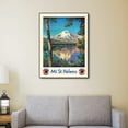 thumbnail image 4 of 11" x 14" Mt. St. Helens c1920s Vintage Travel Poster Wall Art, 4 of 4