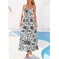 thumbnail image 4 of PRETTYGARDEN Womens Spring Boho Maxi Dress Eyelet Floral Long Flowy Sundresses Summer Beach Vacation Clothes, 4 of 8