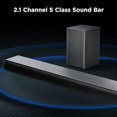 thumbnail image 3 of Barra de sonido TCL S55H S Class de 2.1 canales con Dolby Atmos, DTS Virtual:X, subwoofer inalámbrico, transmisión de música por Bluetooth y calibración automática de la habitación, 3 of 5