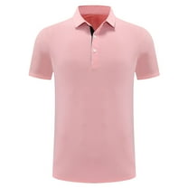 Men's Golf Sports Shirt Moisture Wicking Quick Dry Short Sleeve Casual Lapel Polo Shirt