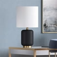 thumbnail image 4 of Hudson & Canal ML0925 Lambert Matte Black Ceramic Mini Accent Lamp, 4 of 11