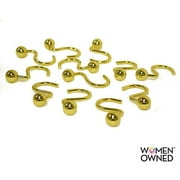 Canopy Brass Ball Hook, 1 Each