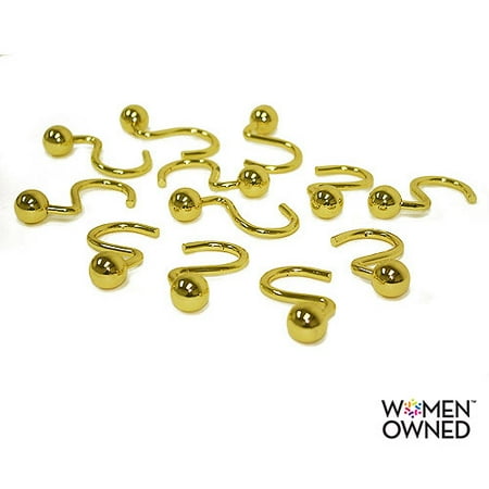 Canopy Brass Ball Hook, 1 Each