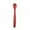 Brick Red, variant on Baby Spoon, First Stage Silicone Baby Feeding Spoons, Soft Tip Feeding Baby Utensils, Baby Led Weaning Supplies Training Spoons, Dishwasher and Boil Safe