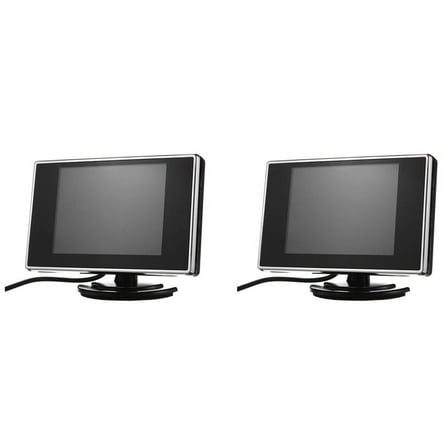 2 Set 3.5 Inch Car Monitor Monitor Reversing Monitor Two-Way Video Car Accessories