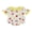 Yellow, variant on BemeyourBBs Newborn Baby Girl Summer Clothes Bubble Romper Infant Baby Girls Fruit Outfit Short Sleeve Doll Collar Cute Fruits Bow Print Ruffle Trim Decor Bodysuit Jumpsuit Playsuit