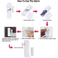 thumbnail image 4 of Door Window Alarm Wireless Magnetic Sensor Burglar Alert 90dB pack of 10, 4 of 4