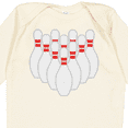 thumbnail image 4 of Inktastic Ten Pins for Bowling Boys or Girls Long Sleeve Baby Bodysuit, 4 of 5