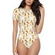 thumbnail image 1 of Balery Beer Bottles Body de cuello redondo de manga corta para mujer Tops de manga corta Tops básicos-XX-Large, 1 of 7