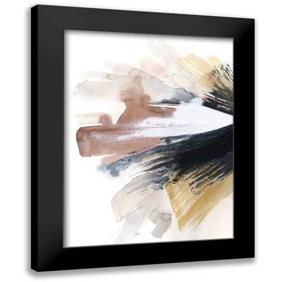 Popp, Grace 12x14 Black Modern Framed Museum Art Print Titled - Desert Eruption I
