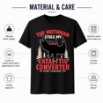 thumbnail image 5 of Mothman Catalytic Converter Humor Graphic T-Shirt, Unisex Classic Fit Tee, 5 of 9