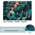 thumbnail image 2 of Mermaid Office Rug Door Carpet Indoor Rugs Polyester Non-Slip Machine Washable, 2 of 6