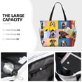 thumbnail image 3 of Honeii funny dogs for Tote Bag with Adjustable Strap,Beach Bag, Waterproof Sandproof Beach Tote Bag, Large Capacity Foldable Beach Bags, 3 of 7