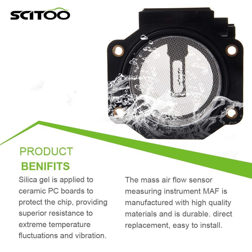 Mass Air Flow Sensor Meter MAF SCITOO 22680AA160 Fit for Subaru Impreza Legacy 1995 1996 1997 1998