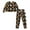 Black-Bat Ghost Pumpkin, variant on HELLHERO Halloween Pajama Set for Women Ghost Pumpkin Printed Sleepwear Casual 2 Piece Pjs Set Spider Web Printed Loungewear with Pockets, M