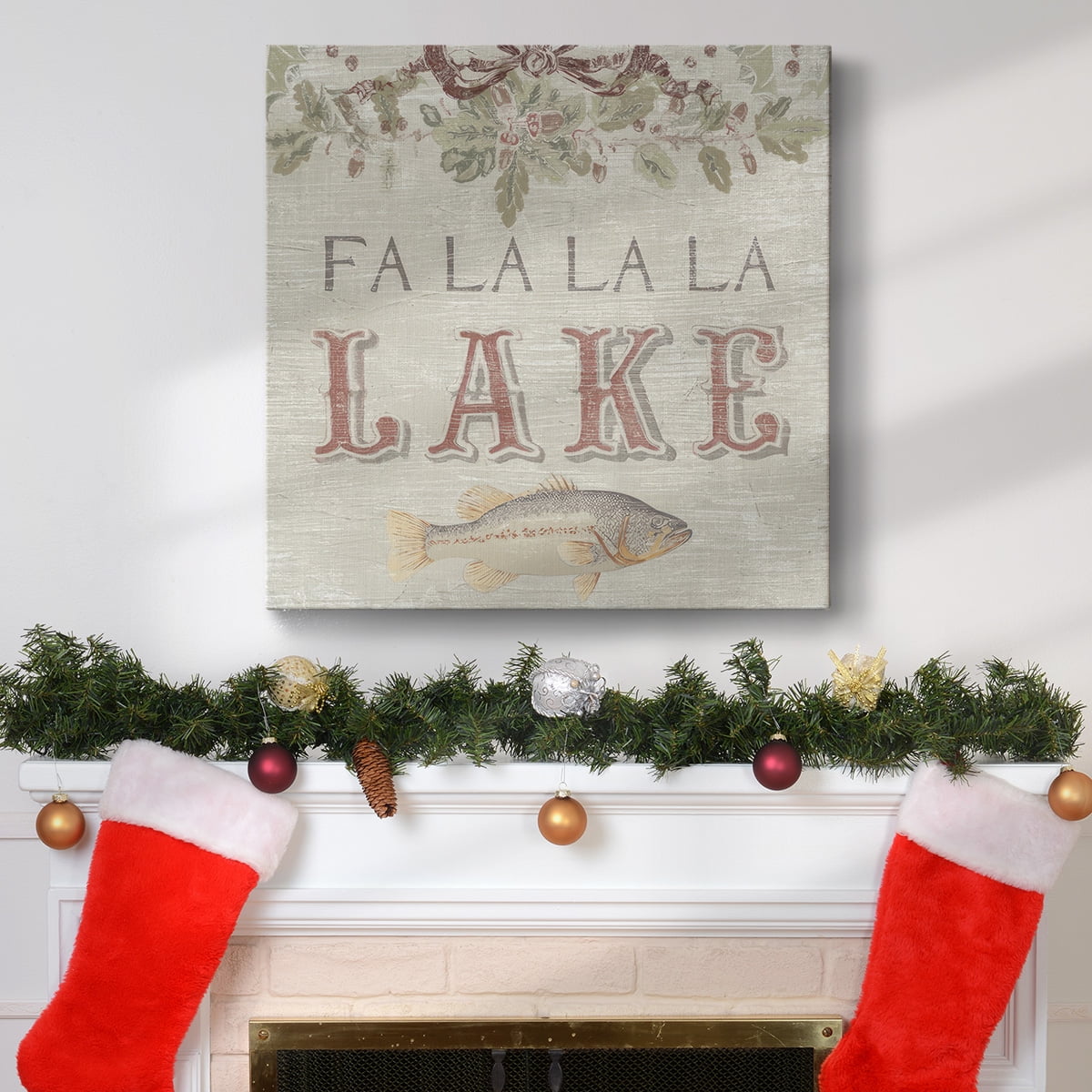 Cabin Christmas Collection A- Gallery Wrapped Canvas