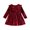 Red, variant on pstuiky Dress for Girls, Toddler Kids Baby Girls Fashion Cute Solid Long Sleeves Dress Beach Dress for Girls Casual Dresse Size