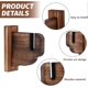 thumbnail image 3 of 2 Sets Skateboard Display Stands Skateboard Wall Rack Display Wooden Wall Hanging Display Shelf for Skateboard Storage Home Decor 4.92x5.15x1.61 inch, 3 of 5