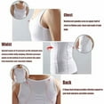 thumbnail image 4 of Men Compression Shirt Slimming Body Shaper Vest Tummy Control Shapewear Abdomen Undershirt, 4 of 7