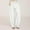 White, variant on CFLVAEK Straight Going Out Slacks Women High Waisted Wide Leg Drawstring Pant Loose Fitting Plain Cotton Linen Trousers Lightweight Yoga Beach Pants with Pocket