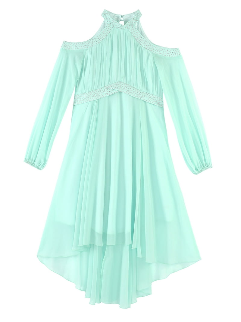 sachin and babi light blue dress simple bright green chiffon prom dresses, formal party dress long fg62 –  formalgowns main image 1