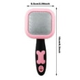 thumbnail image 2 of ABS Pet Bath Brush - Soft Bristles, Non- Handle & Deep Cleaning - Exfoliating Tool for Cats/Dogs, 2 of 3
