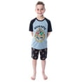 thumbnail image 5 of Harry Potter Boys' Hogwarts Castle Raglan Shirt and Shorts 2 PC Pajama Set, 5 of 7