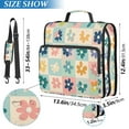 thumbnail image 2 of FORMRS Zipper Binder with Shoulder Strap 1.5-inch Ring 500 Sheet Capacity File Bag, Green Floral, 2 of 5