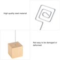thumbnail image 1 of Set of 10 Solid Wood Photo Holders with Metal Clip for Notes, Messages, Cards, Photos, Crafts, 1 of 1