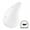 White, variant on Satisfyer Dew Drop | Vibrator | 2 Strong Motors | Beginner-Friendly | 12 Vibration Programs | Waterproof (IPX7) | Skin-Friendly Silicone | Rechargeable Battery (Blue)
