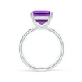 thumbnail image 2 of ANGARA Natural 6.5 Ct. Amethyst Solitaire Ring in 14K White Gold for Women (Ring Size: 11.5), 2 of 10