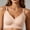 Pink, variant on Bras For Women Deep V‑Neck Seamless Wireless Gel Bra Push Up Soft Padded High Support Bralette Comfortable Daily Underwear Lingerie Pink S