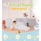 thumbnail image 4 of Bloques de escalada de espuma Elftopia para niños pequeños de 1 a 3 años con piscina de bolas, 4 of 7